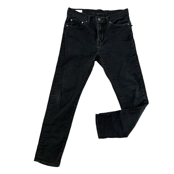 Levi’s Mens Black Skinny Jeans Size 31x30 - Picture 1 of 6